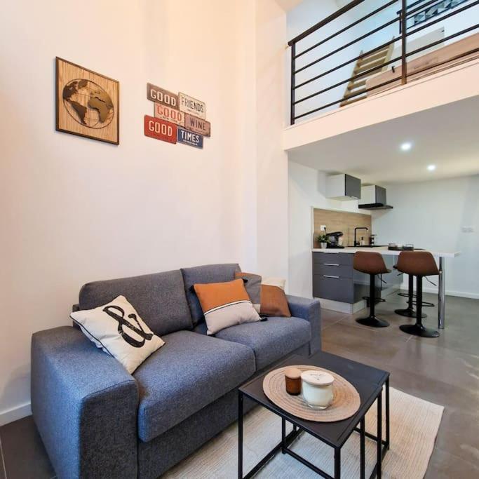 Апартаменти L'Atelier B Magnifique Loft Avec Terrasse Privee Сент-Етьєн Екстер'єр фото